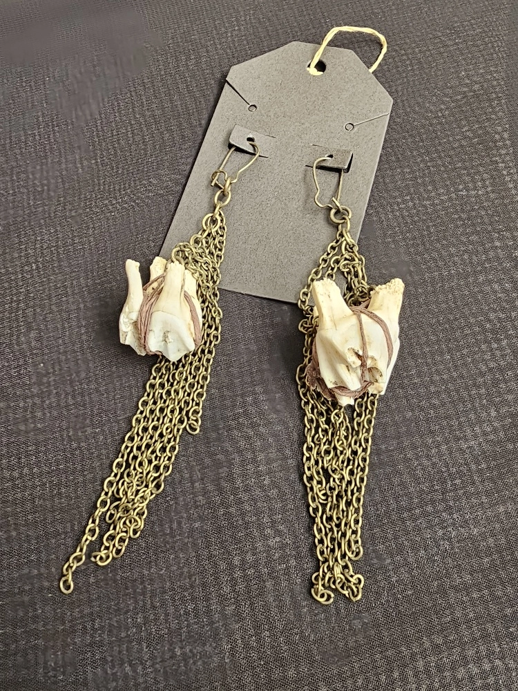 Vertabrae Tassle Earrings